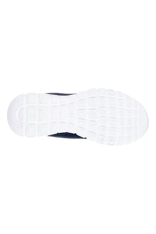 Modri športni copati z roza detajli iz mrežastega materiala in spominsko peno Skechers Graceful Get Connected