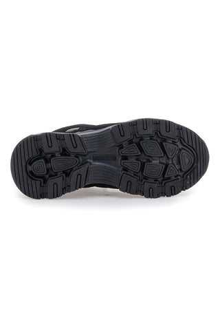 Črni športni copati iz usnja in mrežastega materiala z Memory Foam Skechers I-Conik