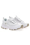 Bele usnjene superge z Memory Foam Skechers Iconic Unabashed