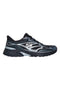 Črni superge s srebrnimi vstavki Skechers Stamina Sport Slip-ins