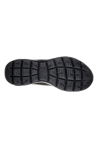 Črni športni copati iz usnja in mrežastega materiala z Memory Foam Skechers Summits Suited