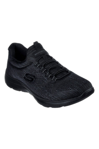Črni športni copati iz mrežastega materiala z Memory Foam Skechers Summits Fun Flare