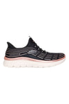 Lahke črne superge iz dihalnega materiala Skechers Summits Plus Soft Luster