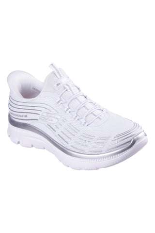 Bele lahke superge iz dihalnega materiala Skechers Summits Plus Soft Luster
