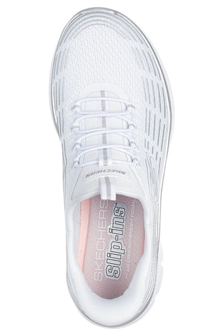 Bele lahke superge iz dihalnega materiala Skechers Summits Plus Soft Luster