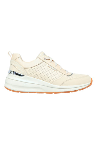 Bež superge z zračnim zgornjim delom in Memory Foam Skechers Billion Subtle Spots