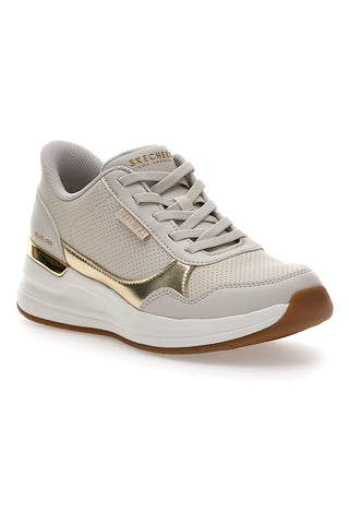 Bejžne superge z zlatimi detajli in podplatom Memory Foam Skechers Billion 2 Top-Tier