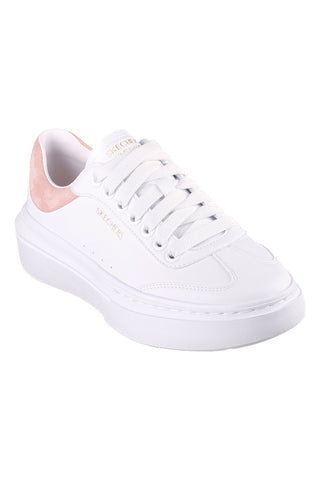 Bele superge s platformo in roza detajli Skechers Cordova Classic Best Behavior