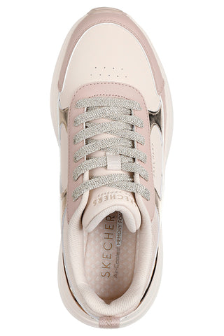 Bež superge z laminiranimi detajli Skechers HAZEL 2 STUNNING YOU