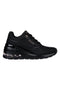 Črni čevlji s klini in podplatom Air Skechers Million Air Elevated Air