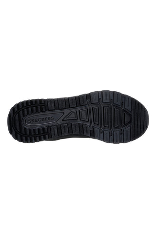 Črni športni copati z roza zlato podrobnostmi in visoko podplatom Skechers Runway Classy Gal Womens