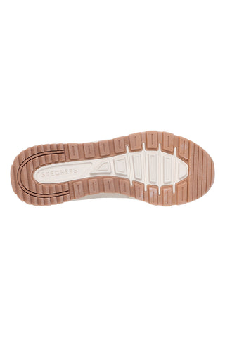 Bele superge z zlatimi detajli in visoko podplatom Skechers Runway Classy Gal Womens