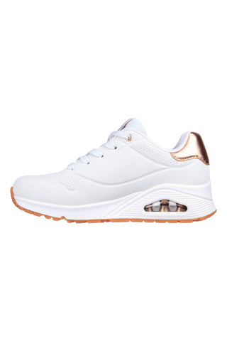 Bele superge z zlatimi detajli Skechers Uno Golden Air