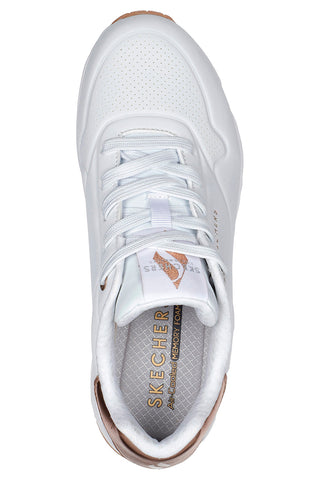 Bele superge z zlatimi detajli Skechers Uno Golden Air