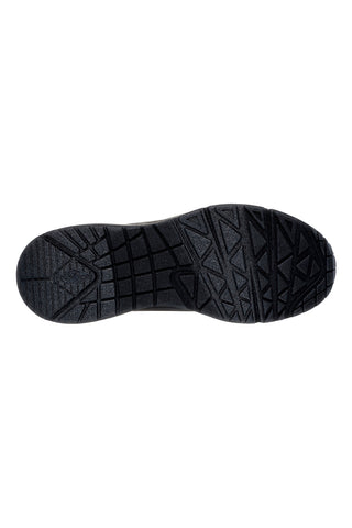 Črni supergi s klobučkom in zlatimi detajli Skechers Uno Wedge Hi Steps
