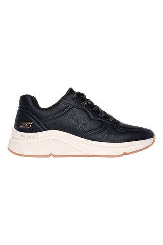 Črni superge z Memory Foam in podporo za stopnišče Skechers BOBS Arch Comfort B Sweet - A Bind