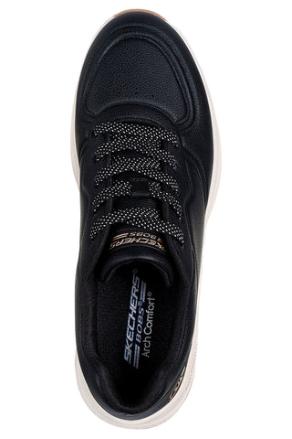 Črni superge z Memory Foam in podporo za stopnišče Skechers BOBS Arch Comfort B Sweet - A Bind