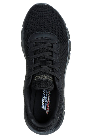 Črni veganski športni copati iz mrežastega materiala z Memory Foam Skechers BOBS B Flex Visionary Essence
