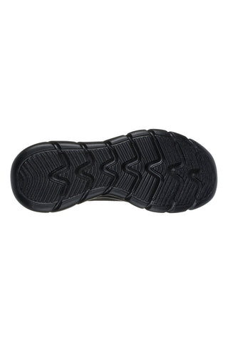 Črni pleteni superge z Memory Foam Skechers BOBS B Flex Hi Flying HI