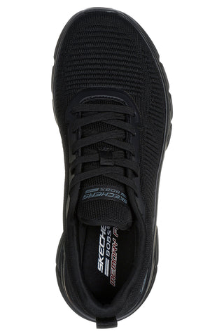 Črni pleteni superge z Memory Foam Skechers BOBS B Flex Hi Flying HI