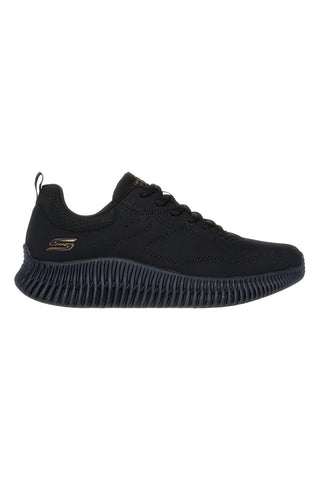 Lahki črni športni čevlji z izklesano podplatom Skechers Bobs Geo How Marvelous