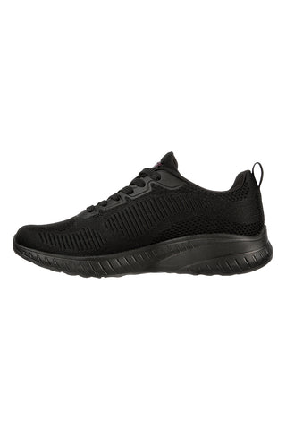 Črni superge iz dihalne mrežaste tkanine z Memory Foam Skechers BOBS Squad Chaos Face Off