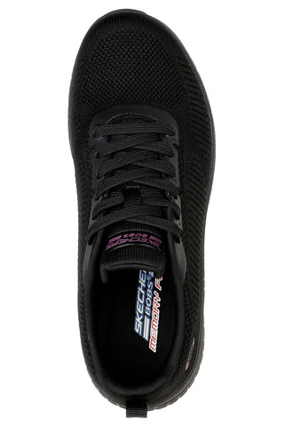 Črni superge iz dihalne mrežaste tkanine z Memory Foam Skechers BOBS Squad Chaos Face Off