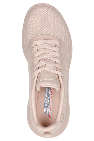 Roza superge iz dihalne mreže z Memory Foam Skechers BOBS Squad Chaos Face Off