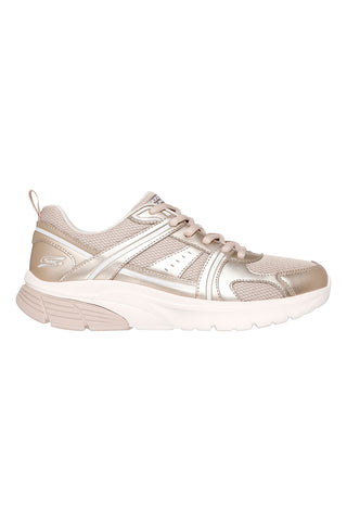 Zlati športni copati z mrežastimi vstavki Skechers Bobs Vamos