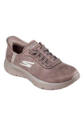Slip-on taupe z Memory Foam in tehnologijo Slip-ins Skechers GO WALK Flex - Mali