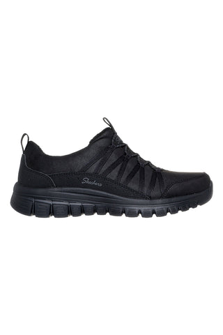 Črni veganski pralni superge z memory peno Skechers Graceful Cozy Hug