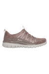 Veganske pralne superge v barvi taupe z memory peno Skechers Graceful Cozy Hug
