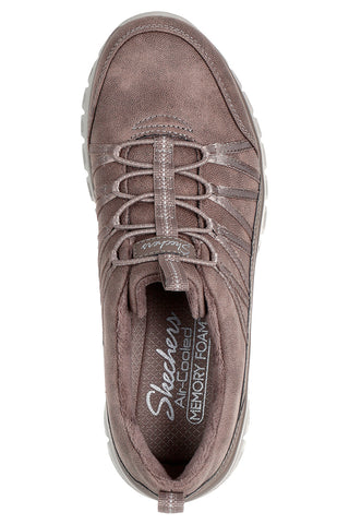Veganske pralne superge v barvi taupe z memory peno Skechers Graceful Cozy Hug
