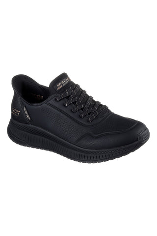 Črni slip-in superge z Memory Foam Skechers BOBS SQUAD 4 KEY LOOK