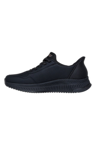 Črni slip-in superge z Memory Foam Skechers BOBS SQUAD 4 KEY LOOK