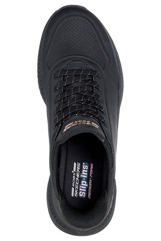 Črni slip-in superge z Memory Foam Skechers BOBS SQUAD 4 KEY LOOK