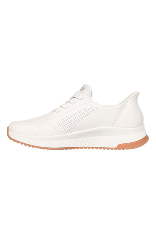 Bele slip-on superge z Memory Foam Skechers BOBS SQUAD 4 KEY LOOK