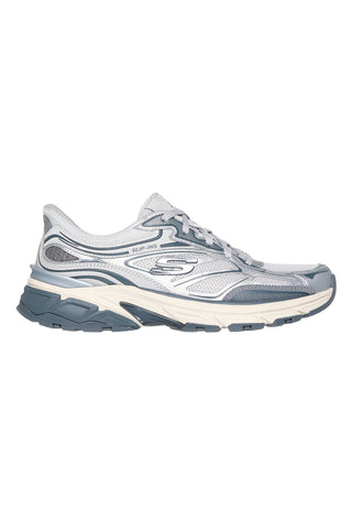 Srebrni superge s srebrnimi vstavki in enostavnim obuvanjem Skechers Stamina Sport Slip-ins
