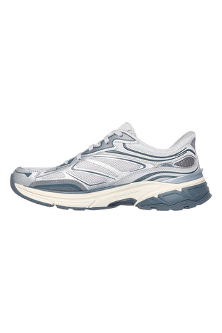 Srebrni superge s srebrnimi vstavki in enostavnim obuvanjem Skechers Stamina Sport Slip-ins