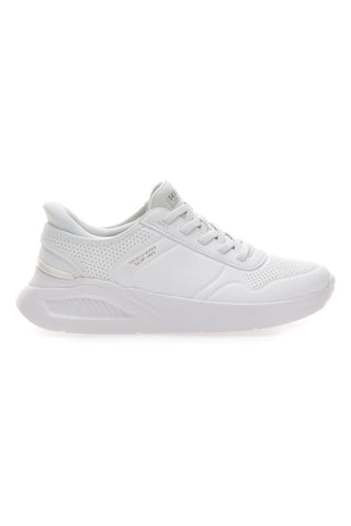 Bele superge slip-in s platformo in spominsko peno Skechers Uno Lite Floating Steps