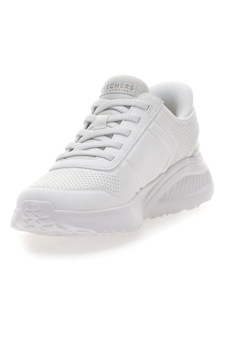 Bele superge slip-in s platformo in spominsko peno Skechers Uno Lite Floating Steps