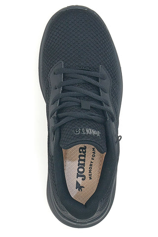 Lahki črni tekaški čevlji iz mrežastega materiala Joma N100 Lady 2521