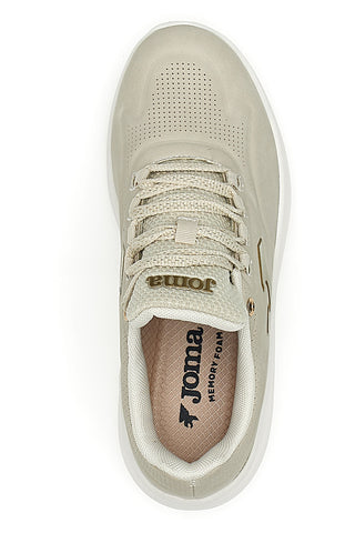 Bež superge iz mrežastega materiala in usnja Joma N-400 Lady 2525