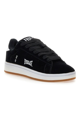 Črni superge z žametnim učinkom in belim profilom Everlast EV087