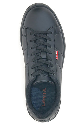 Črni superge z iridescentnim detajlom Levi's Bell Jr VAVE0261S