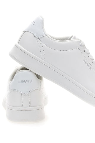 Povsem beli minimalistični superge Levi's Unity