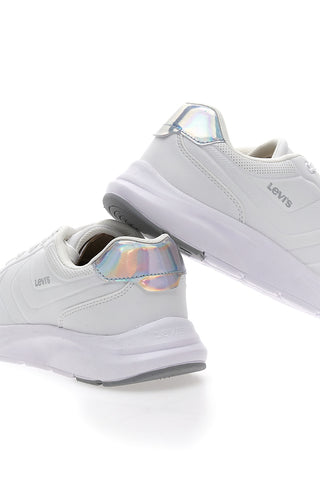 Bele superge z iridescentnimi detajli Levi's Larry J