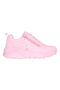 Roza superge z zadrgo na strani in platformo Skechers Uno Lite Easy Zip