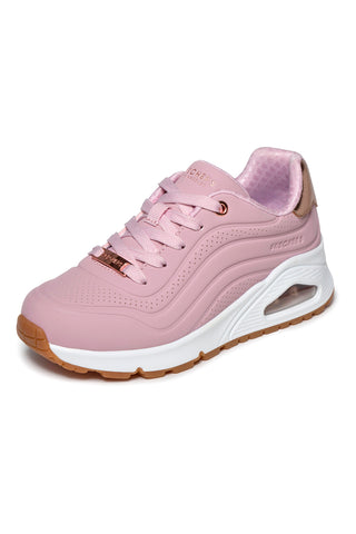 Roza superge z zračno podplatom in Memory Foam Skechers Uno Gen1 Shimmer Wave