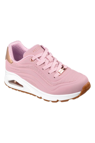 Roza superge z zračno podplatom in Memory Foam Skechers Uno Gen1 Shimmer Wave